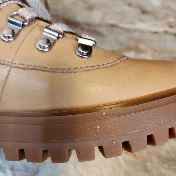 J Crew EUC leather boots work boot style 10 - Picture 7 of 8